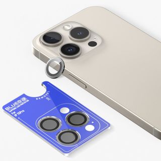 Blueo Sapphire iPhone 15 Pro Max kameralencse védő üveg - szürke