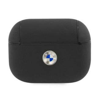 BMW BMAPSSLBK Apple AirPods Pro bőr tok - fekete