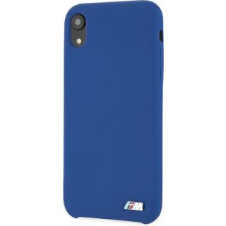 Bmw BMHCI61MSILNA iPhone XR szilikon hátlap tok - kék