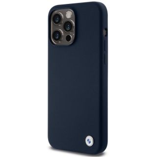 Bmw BMHCP15LSILNA iPhone 15 Pro szilikon hátlap tok - kék
