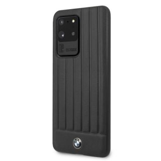BMW BMHCS69POCBK Samsung Galaxy S20 Ultra bőr hátlap tok - fekete