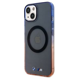 Bmw BMHMP15SHTGE MagSafe iPhone 14 / 15 kemény hátlap tok - szürke