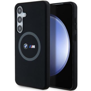 Bmw BMHMS24M23SROK MagSafe Samsung Galaxy S24+ Plus szilikon hátlap tok - fekete