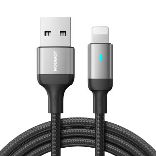 Joyroom A10 Lightning - USB-A kábel 2,4A 1,2m - fekete