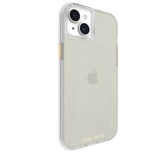 Case Mate Sheer Crystal iPhone 15 Plus szilikon hátlap tok - Csillámos Arany