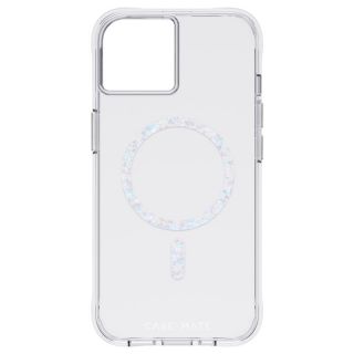 Case Mate Twinkle Diamond MagSafe iPhone 14 ütésálló kemény hátlap tok - átlátszó