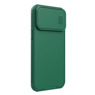 Nillkin CamShield S iPhone 14 Pro Max kemény hátlap tok + kameravédő - zöld