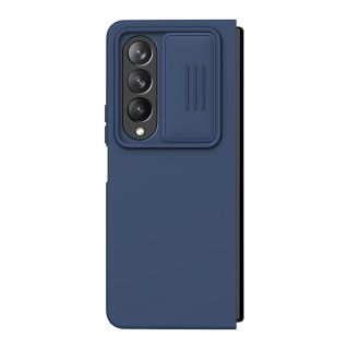 Nillkin CamShield Samsung Galaxy Z Fold 4 szilikon hátlap tok + kameravédő - kék