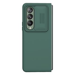 Nillkin CamShield Samsung Galaxy Z Fold 4 szilikon hátlap tok + kameravédő - zöld