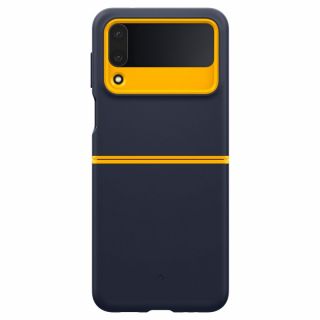 Caseology NanoPop Samsung Galaxy Z Flip 4 kemény tok - kék/ sárga