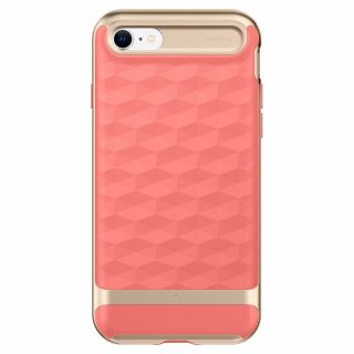 Spigen Caseology Parallax  iPhone SE (2022/2020) / 8 / 7 szilikon ütésálló hátlap tok - rózsaszín