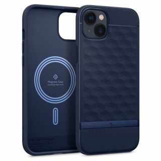 Caseology Parallax MagSafe iPhone 14 kemény szilikon tok - kék