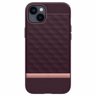 Caseology Parallax MagSafe iPhone 14 Plus kemény szilikon tok - burgundy