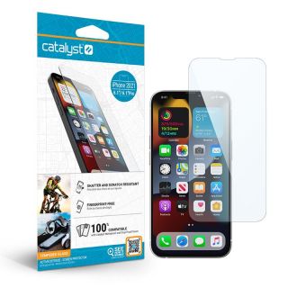A Catalyst iPhone 13 / 13 Pro kijelzővédő üvegfólia a Catalyst vízálló tokkal kompatibilis.