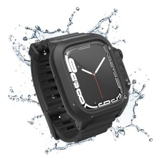 Catalyst Total Protection Apple Watch 45mm vízálló tok és szíj - fekete