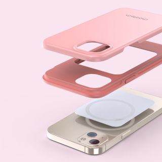 Choetech PC0111 MagSafe iPhone 13 mini kemény hátlap tok - rózsaszín
