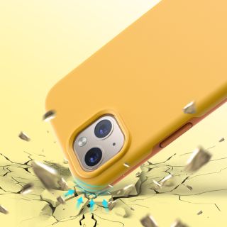 Choetech PC0111 MagSafe iPhone 13 mini kemény hátlap tok - narancssárga