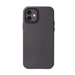 Decoded Back Cover iPhone 12 mini bőr tok - fekete