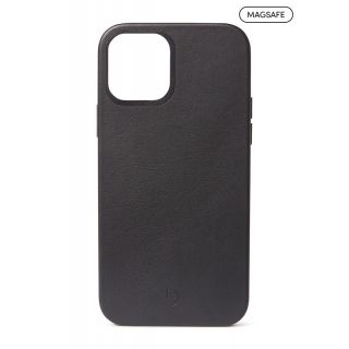 Decoded Back Cover MagSafe iPhone 12 mini bőr hátlap tok - fekete