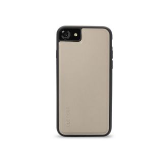 Decoded Leather Detachable Wallet iPhone SE (2022/2020) / 8 / 7 kinyitható bőr tok - bézs