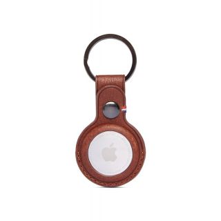 Decoded Leather Keychain Apple AirTag tok - barna