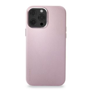 Decoded Back Cover MagSafe iPhone 13 Pro Max bőr hátlap tok - rózsaszín