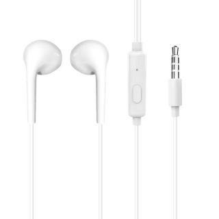 Dudao X10S vezetékes fülhallgató mikrofonnal 3,5mm jack - fehér