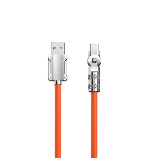 Dudao L24AC USB-C - USB-A kábel 120W 1m - narancssárga