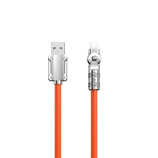 Dudao L24AL Lightning - USB-A kábel 30W 1m - narancssárga