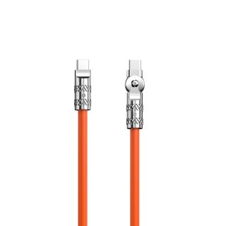 Dudao L24CC USB-C - USB-C kábel 120W 1m - narancssárga