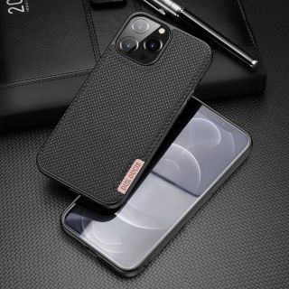 DuxDucis Fino iPhone 13 Pro Max hátlap tok - fekete