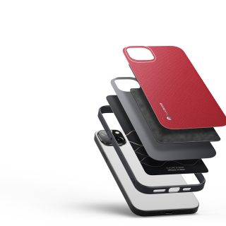 DuxDucis Fino iPhone 14 Plus hátlap tok - piros
