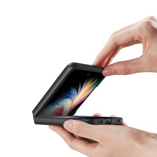 DuxDucis Fino Huawei P50 Pocket hátlap tok - piros