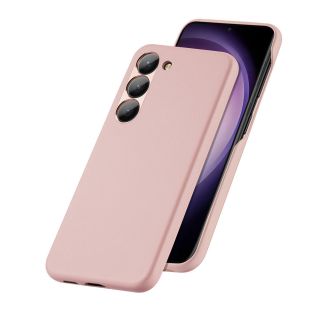 DuxDucis Grit MagSafe Samsung Galaxy S23 bőr hátlap tok - rózsaszín