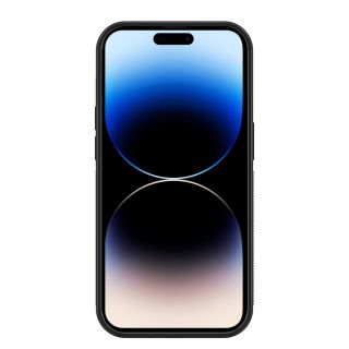 DuxDucis Rafi Mag MagSafe iPhone 14 Pro bőr hátlap tok + állvány - fekete