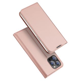 DuxDucis SkinPro iPhone 14 Pro Max kinyitható tok - rózsaszín