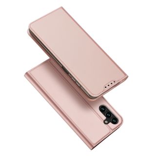 Dux Ducis Skin Pro Samsung Galaxy A14 5G kinyitható bőr tok - rózsaszín