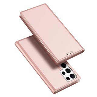 DuxDucis SkinPro Samsung Galaxy S23 Ultra kinyitható tok - rózsaszín