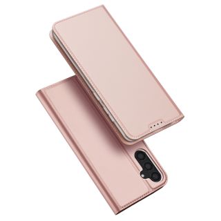 Dux Ducis Skin Pro Samsung Galaxy S24 kinyitható bőr tok - rózsaszín