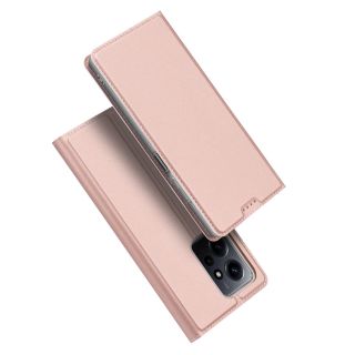 DuxDucis Skin Pro Xiaomi Redmi Note 12 kinyitható bőr tok - rózsaszín