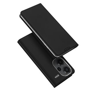 Dux Ducis Skin Pro Xiaomi Redmi Note 13 Pro+ Plus 5G kinyitható bőr tok - fekete