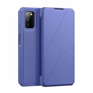 DuxDucis Skin X Samsung Galaxy A03s kinyitható tok lezáró mágnessel - kék