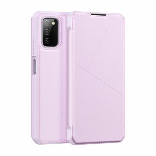 DuxDucis Skin X Samsung Galaxy A03s kinyitható tok lezáró mágnessel - rózsaszín