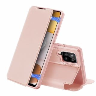 DuxDucis Skin X Samsung Galaxy A42 5G kinyitható tok lezáró mágnessel - rózsaszín