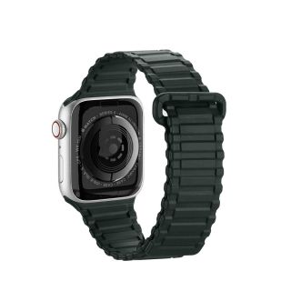 DuxDucis Armor Apple Watch 45mm / 44mm / 42mm / Ultra 49mm  szilikon szíj - zöld