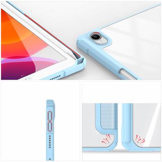 DuxDucis Toby iPad mini 6 8,3” (2021) kinyitható tok Pencil tartóval - kék