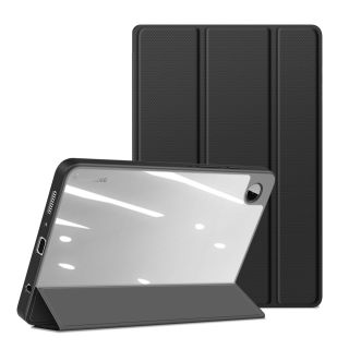 Dux Ducis Toby Samsung Galaxy Tab A9 kinyitható bőr tok ceruzatartóval - fekete