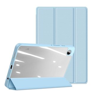 Dux Ducis Toby Samsung Galaxy Tab A9 kinyitható bőr tok ceruzatartóval - kék