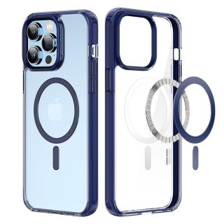 DuxDucis Clin2 MagSafe iPhone 14 Pro kemény hátlap tok - kék