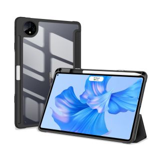 DuxDucis Toby Huawei MatePad Pro 11 (2022) kinyitható bőr tok ceruzatartóval - fekete